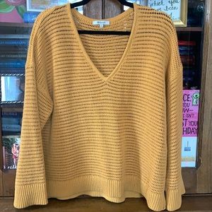 Madewell Mustard Sweater